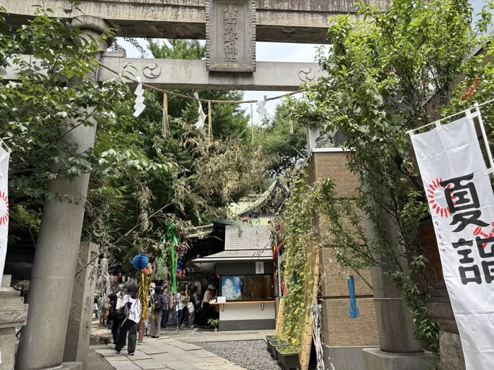 入谷　小野照崎神社　鳥居