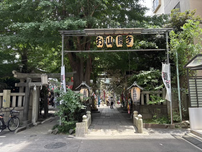 入谷　小野照崎神社　鳥居