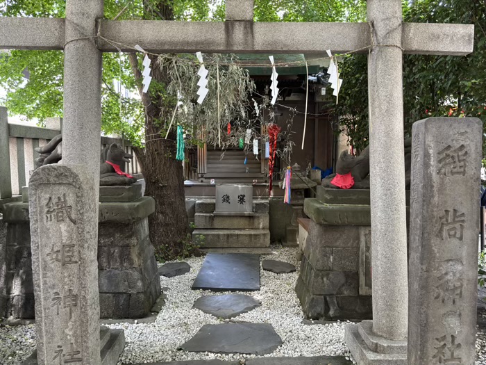 入谷　小野照崎神社　七夕飾り