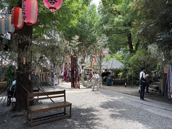 入谷　小野照崎神社　七夕飾り