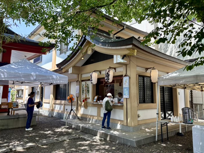 浅草富士浅間神社　例大祭（山開き）　社務所