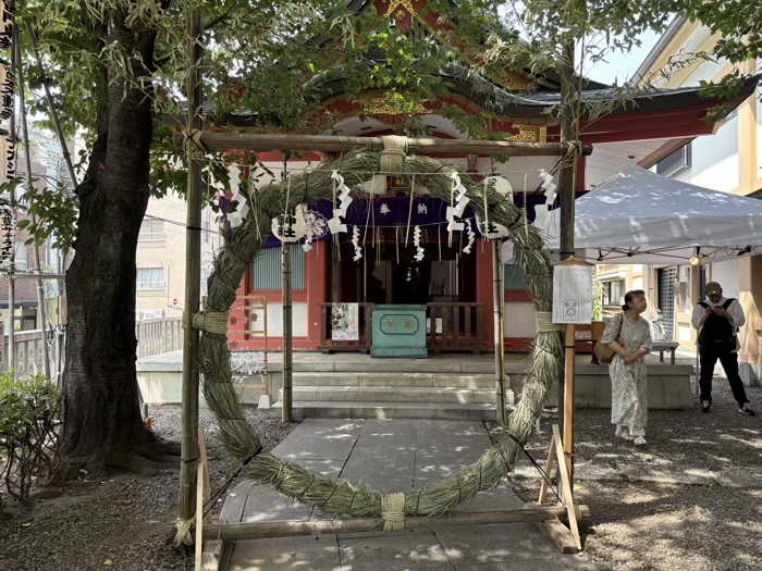 浅草富士浅間神社　例大祭（山開き）　茅の輪くぐり