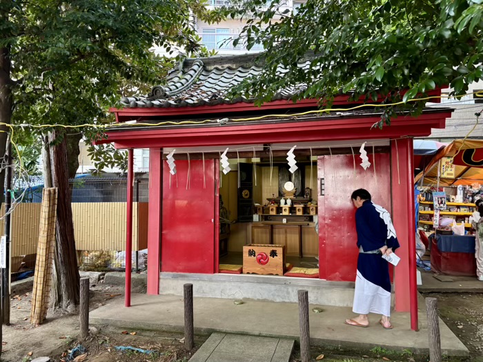 駒込富士神社　山開き大祭　赤堂（下浅間社）