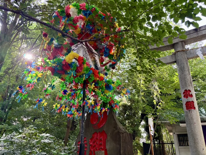 駒込富士神社　山開き大祭　万灯
