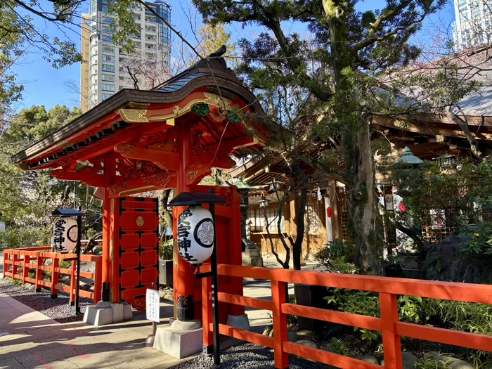 港区　愛宕神社　神門