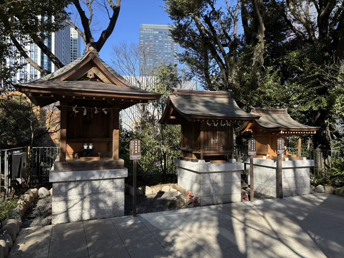 港区　愛宕神社　太郎坊社・福寿稲荷社・大黒天社