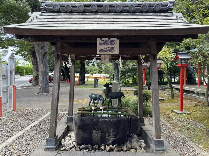 横浜　戸塚　相州春日神社　手水舎