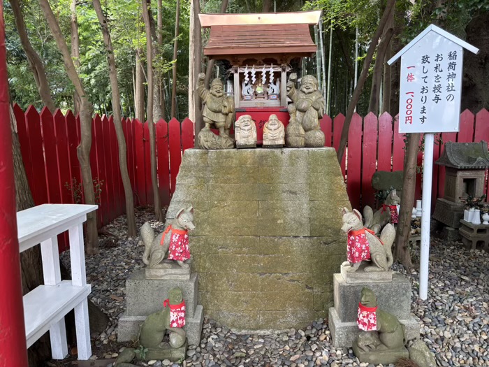 横浜　戸塚　相州春日神社　お稲荷様