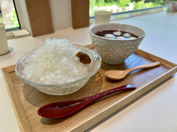 愛宕神社 お茶屋「山の上の茶屋」 厄除け氷