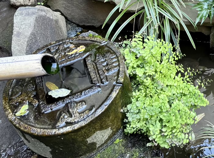 文京区　心城院（湯島聖天）　水琴窟