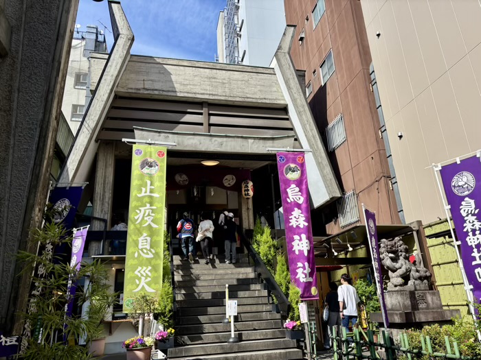 新橋　烏森神社　社殿