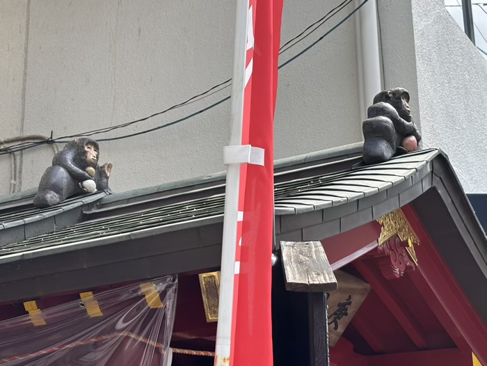 渋谷　鳩森八幡神社　庚申塚