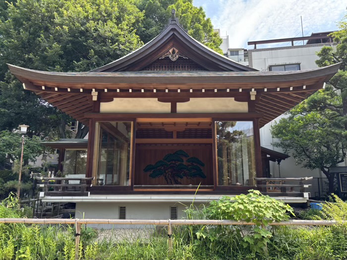 渋谷　鳩森八幡神社　能楽殿