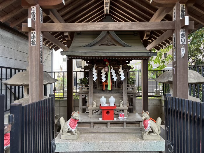 渋谷　鳩森八幡神社　甲賀稲荷社