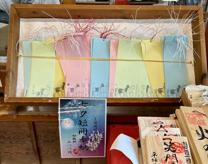 湘南　平塚八幡宮　七夕まつり　奉納短冊