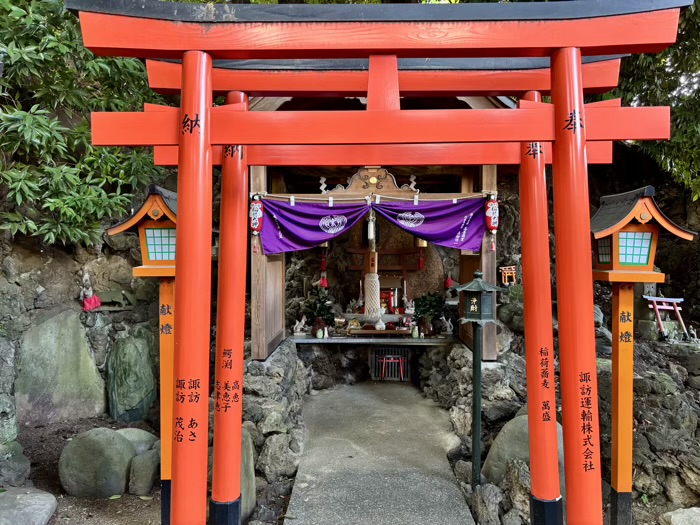 文京区　慈眼院 澤蔵司稲荷　霊窟「お穴」