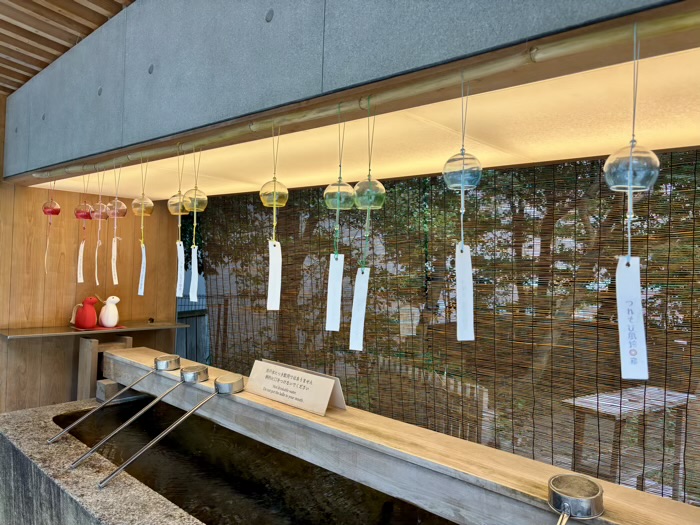 港区　乃木神社　手水舎