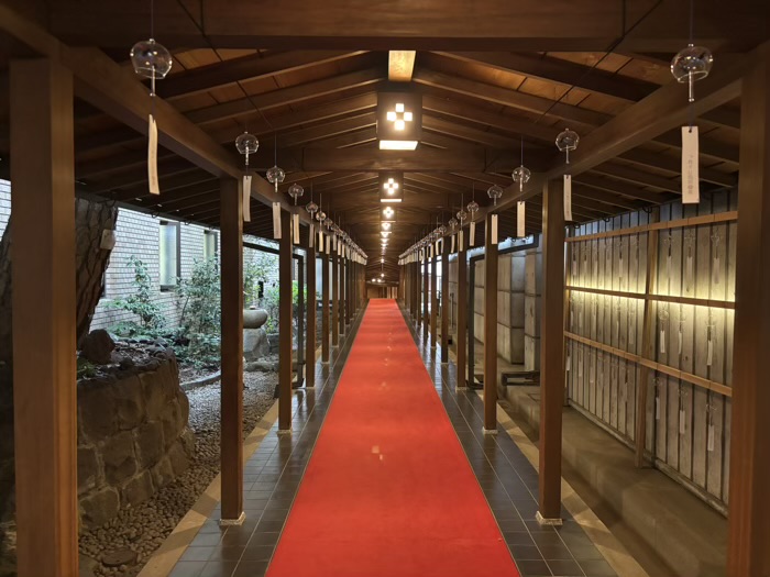 赤坂　乃木神社　よりそい風鈴回廊
