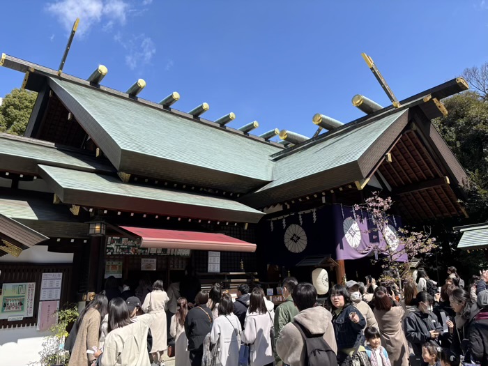 千代田区 東京大神宮 ある日の混雑の様子