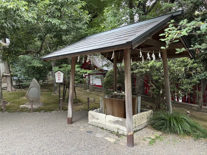 港区　乃木公園　手水舎