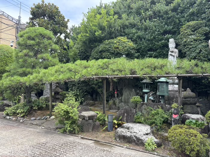 文京区　無量山 真珠院　石仏庭園