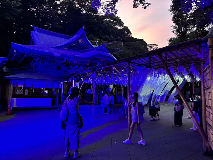 江島神社　江の島灯篭　辺津宮