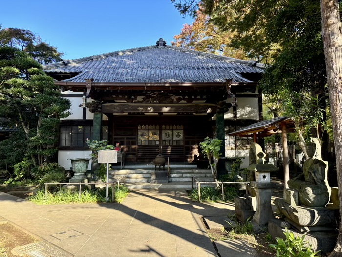 文京区　願行寺　本堂