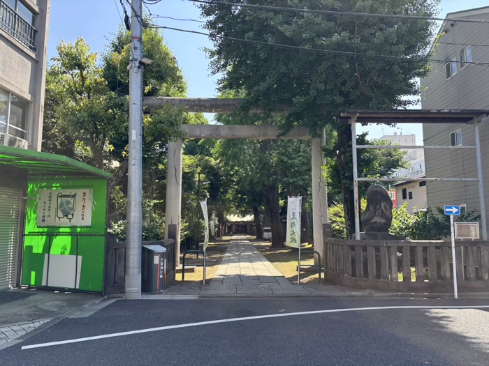 文京区　駒込天祖神社　参道