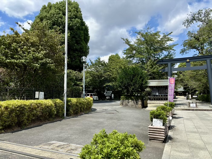 世田谷　松陰神社　駐車場