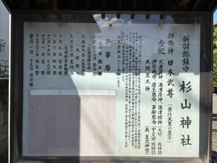 新羽　杉山神社