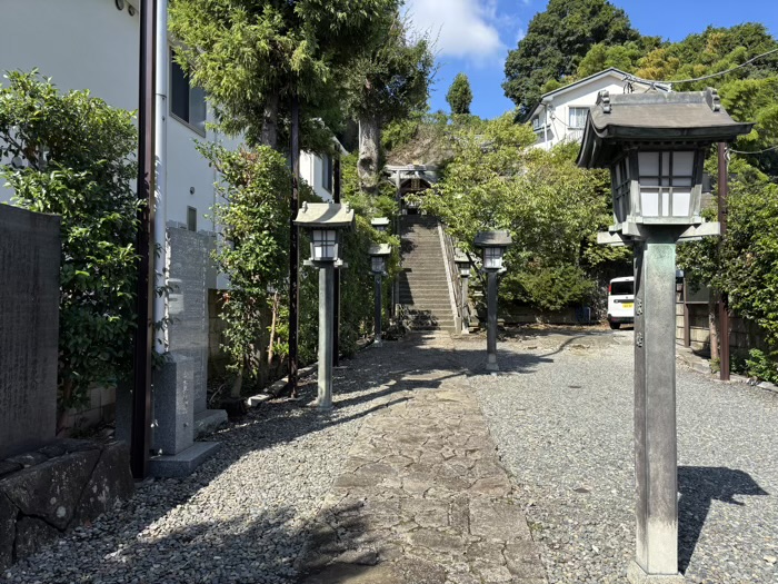 新羽　杉山神社　参道