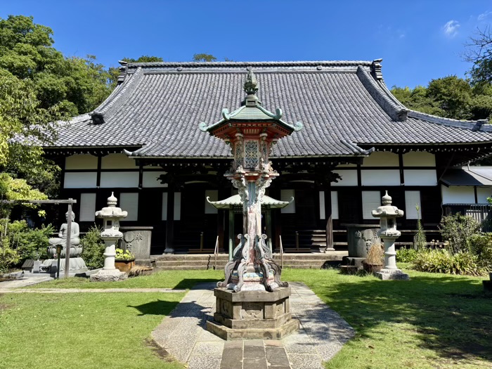 日吉本町　金蔵寺　キリシタン灯篭
