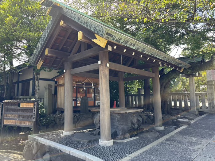 横浜　伊勢山皇大神宮　手水舎