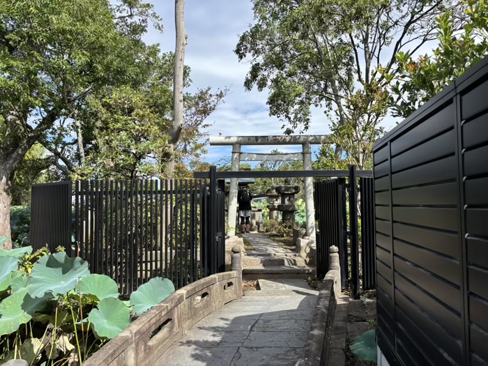 東京　上野　寛永寺　不忍池辯天堂　聖天島