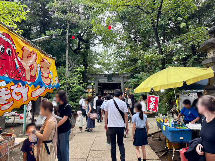 港区　赤坂氷川神社　例大祭「赤坂氷川祭」　屋台