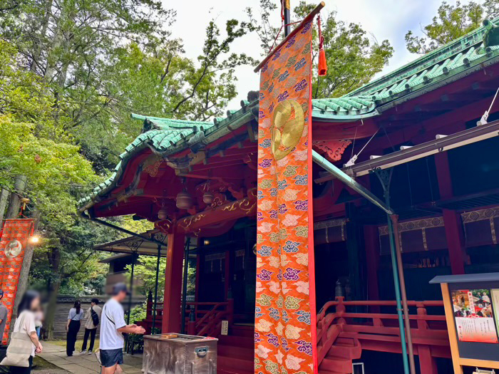 港区　赤坂氷川神社　例大祭「赤坂氷川祭」　拝殿