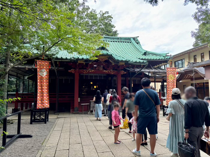港区　赤坂氷川神社　例大祭「赤坂氷川祭」　拝殿