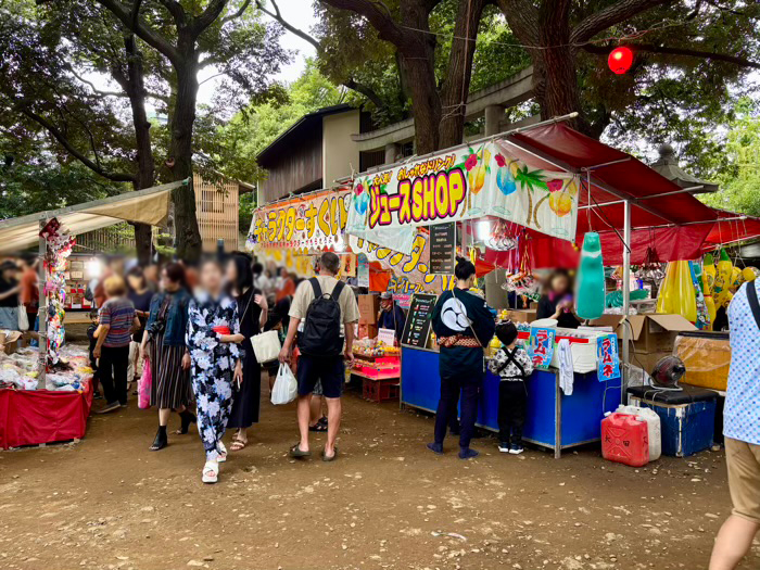 港区　赤坂氷川神社　例大祭「赤坂氷川祭」　屋台
