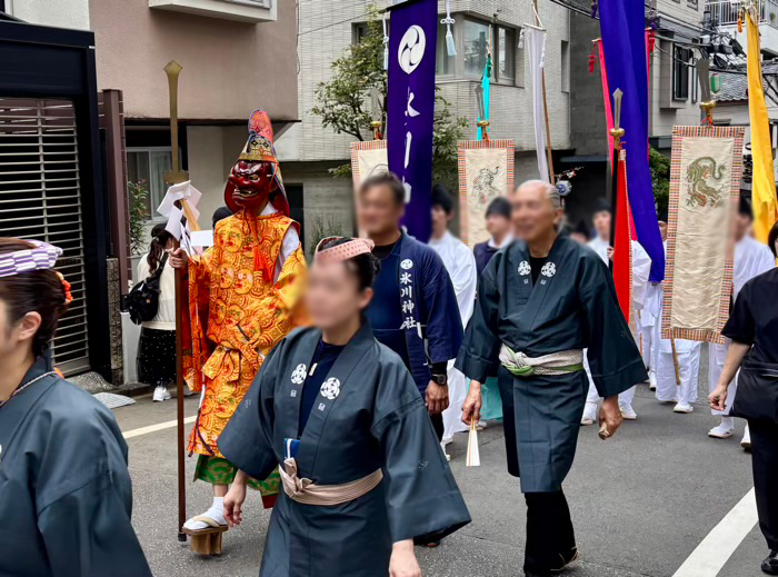港区　赤坂氷川神社　例大祭「赤坂氷川祭」　宮入