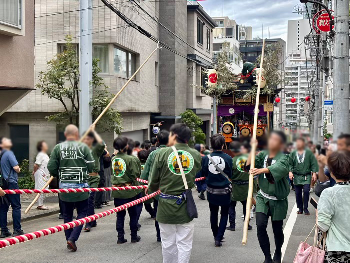 港区　赤坂氷川神社　例大祭「赤坂氷川祭」　宮入