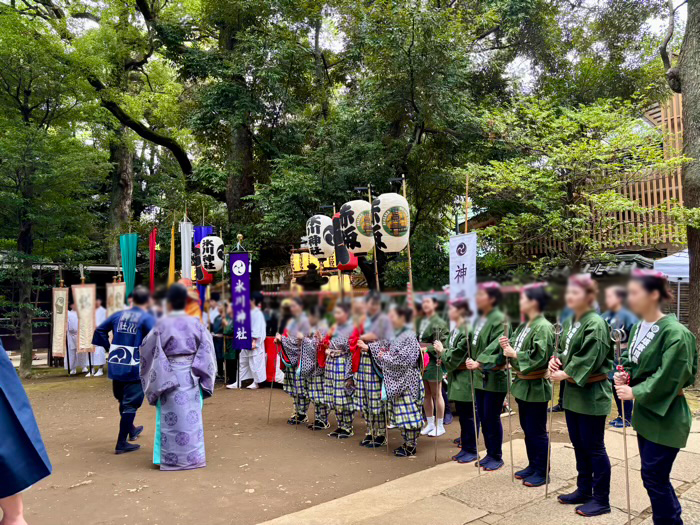 港区　赤坂氷川神社　例大祭「赤坂氷川祭」　宮入