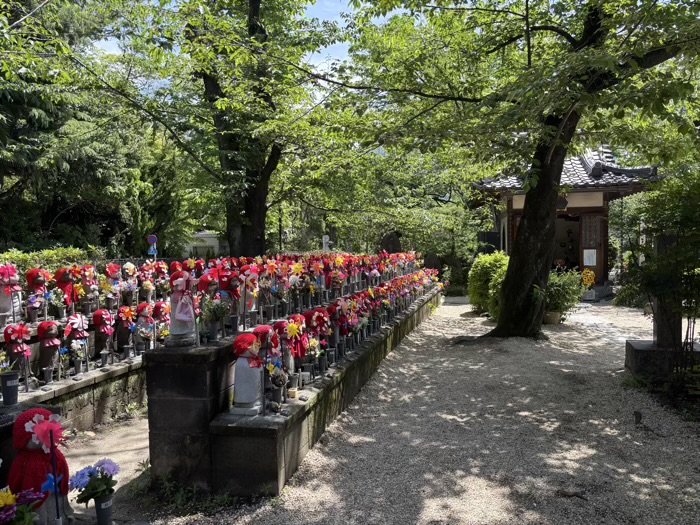 港区　増上寺　西向観世音菩薩堂と千躰子育地蔵尊
