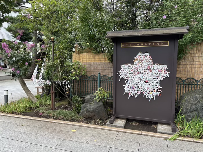 桜新町 桜神宮 おみくじ掛け