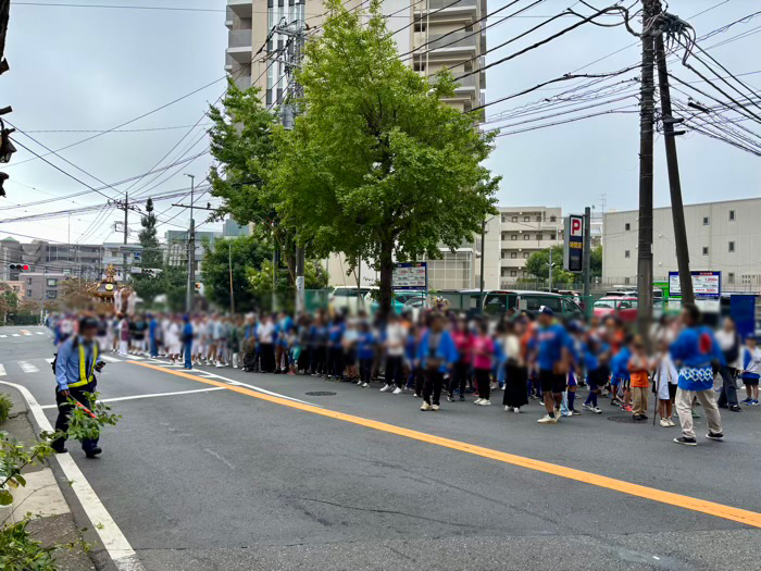 鷺沼 有馬神明神社 例大祭 神輿渡御