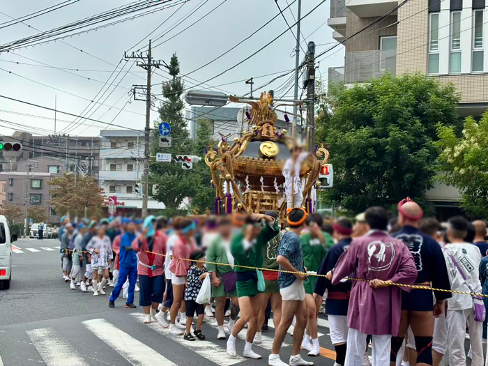 鷺沼　有馬神明神社　例大祭　神輿渡御