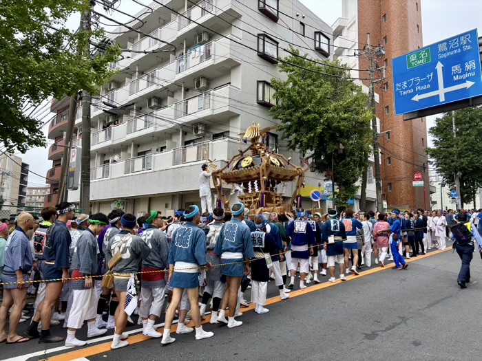 鷺沼　有馬神明神社　例大祭　神輿渡御