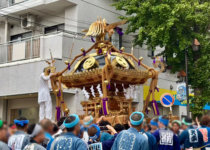 鷺沼　有馬神明神社　例大祭　神輿渡御