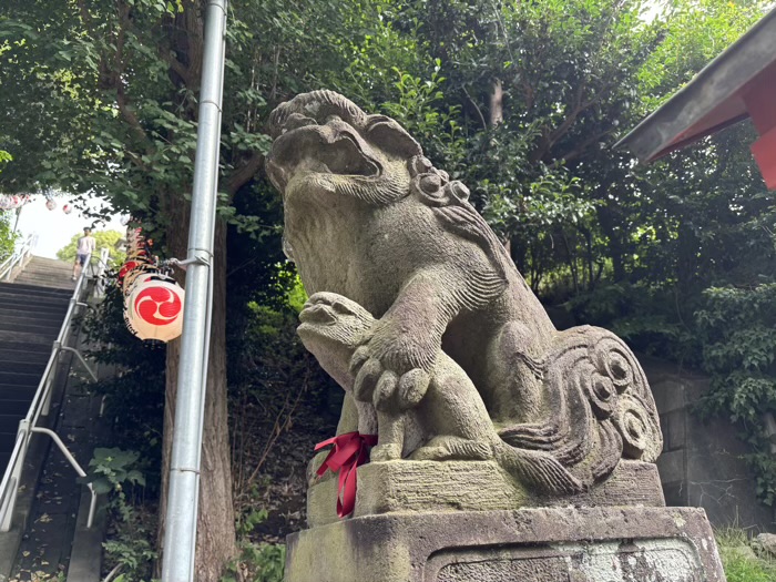鷺沼 有馬神明神社 狛犬