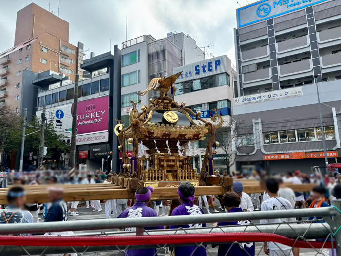 鷺沼　有馬神明神社　例大祭　神輿渡御