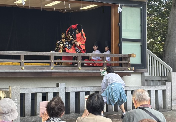 田奈　神鳥前川神社　例大祭　石見神楽「恵比須」